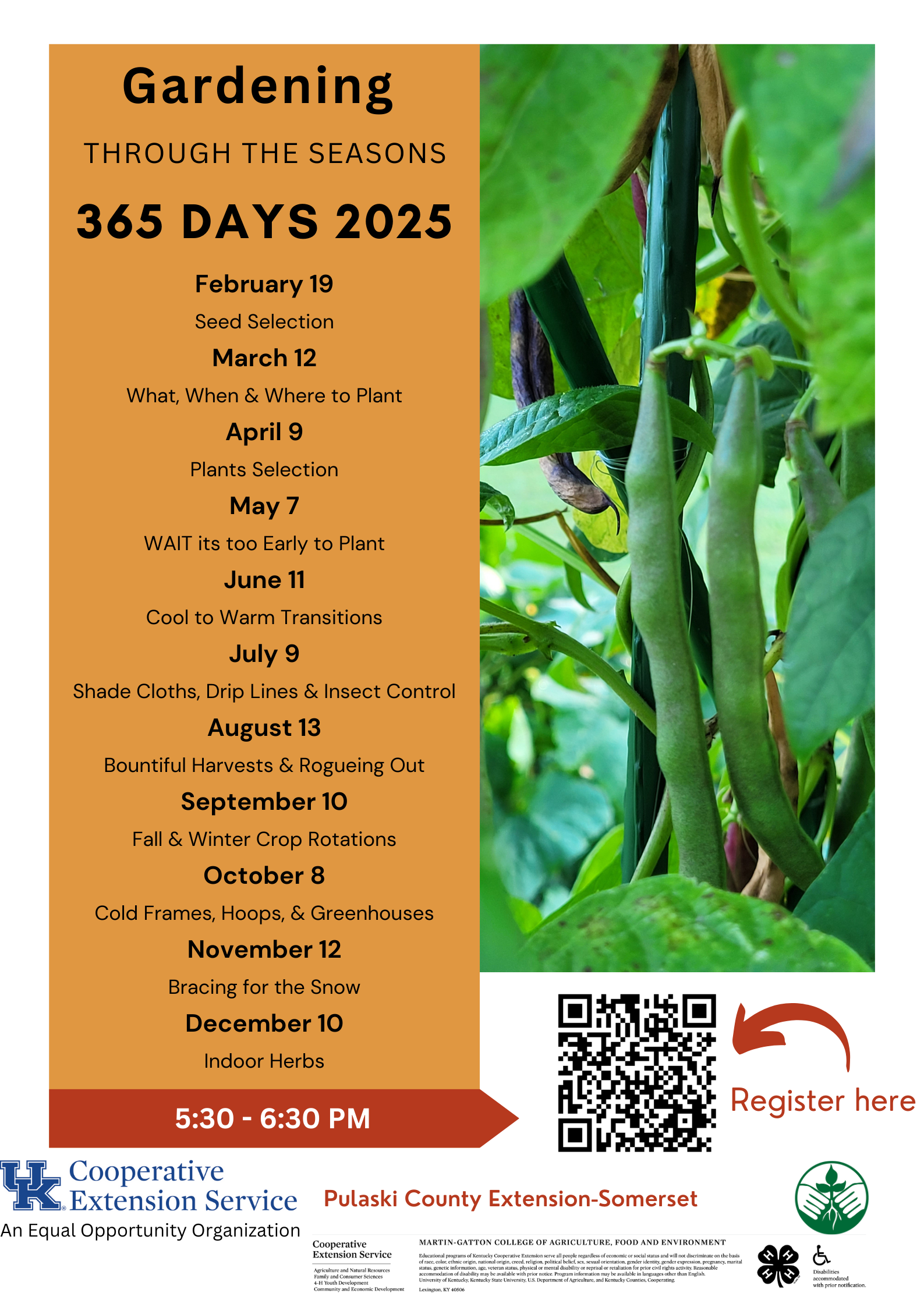 gardening flyer