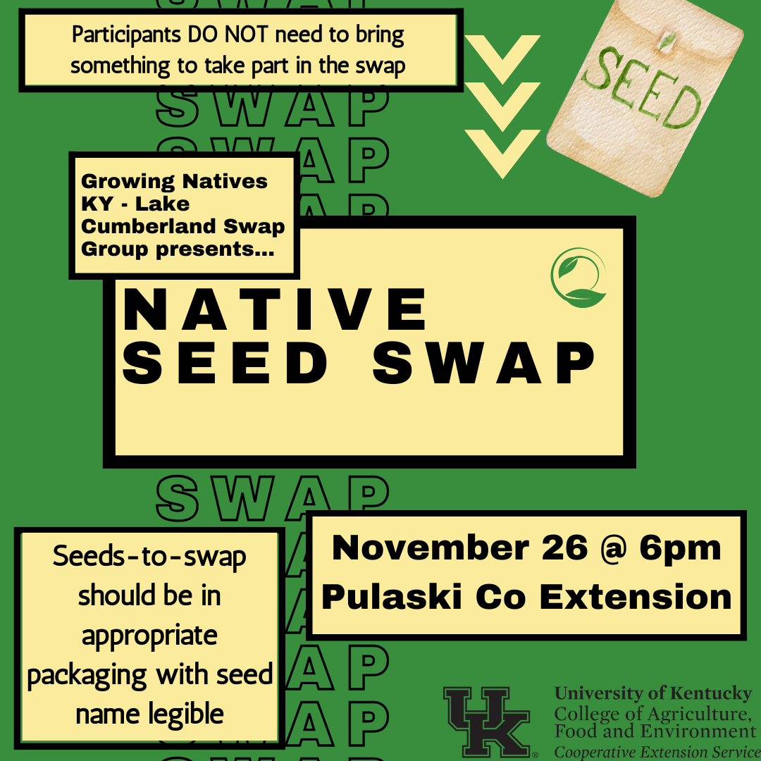 Native seed swap flyer