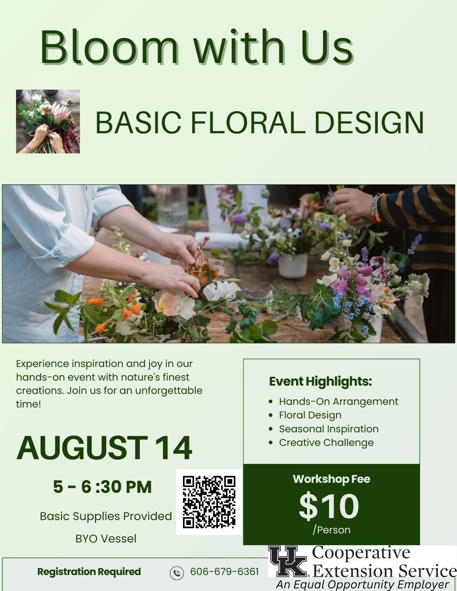 Basic Floral Design advertisement