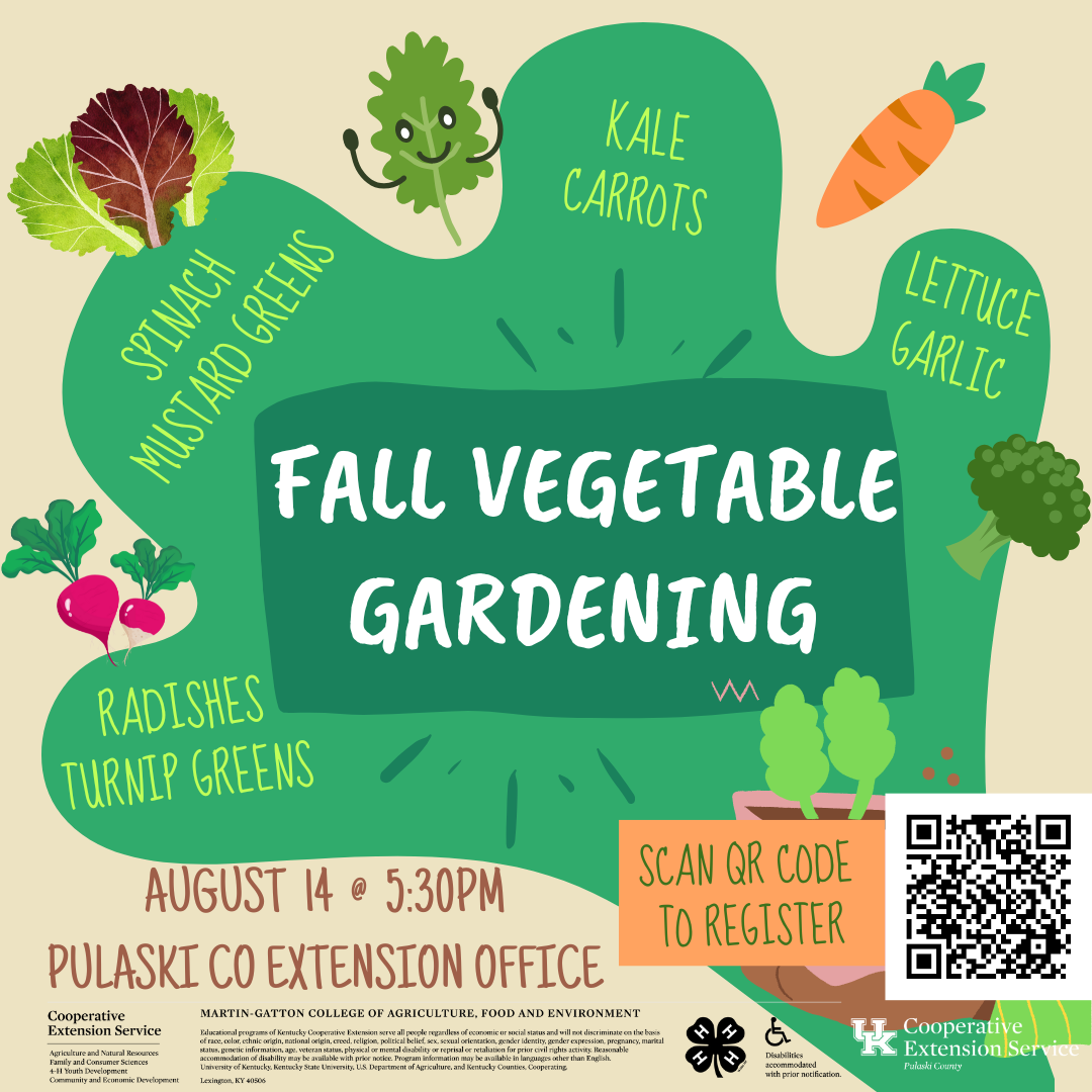 fall gardening flyer