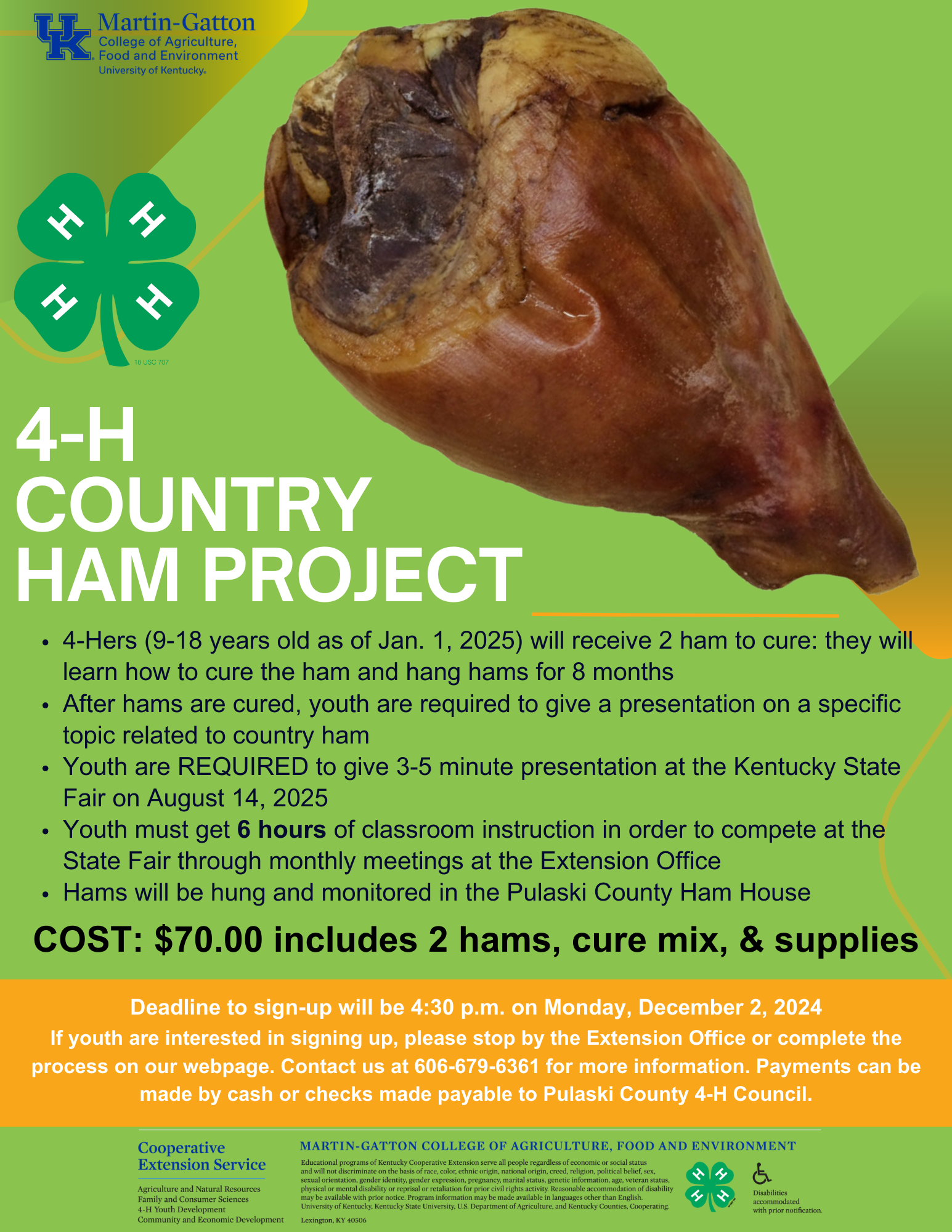 country ham 2025 flyer