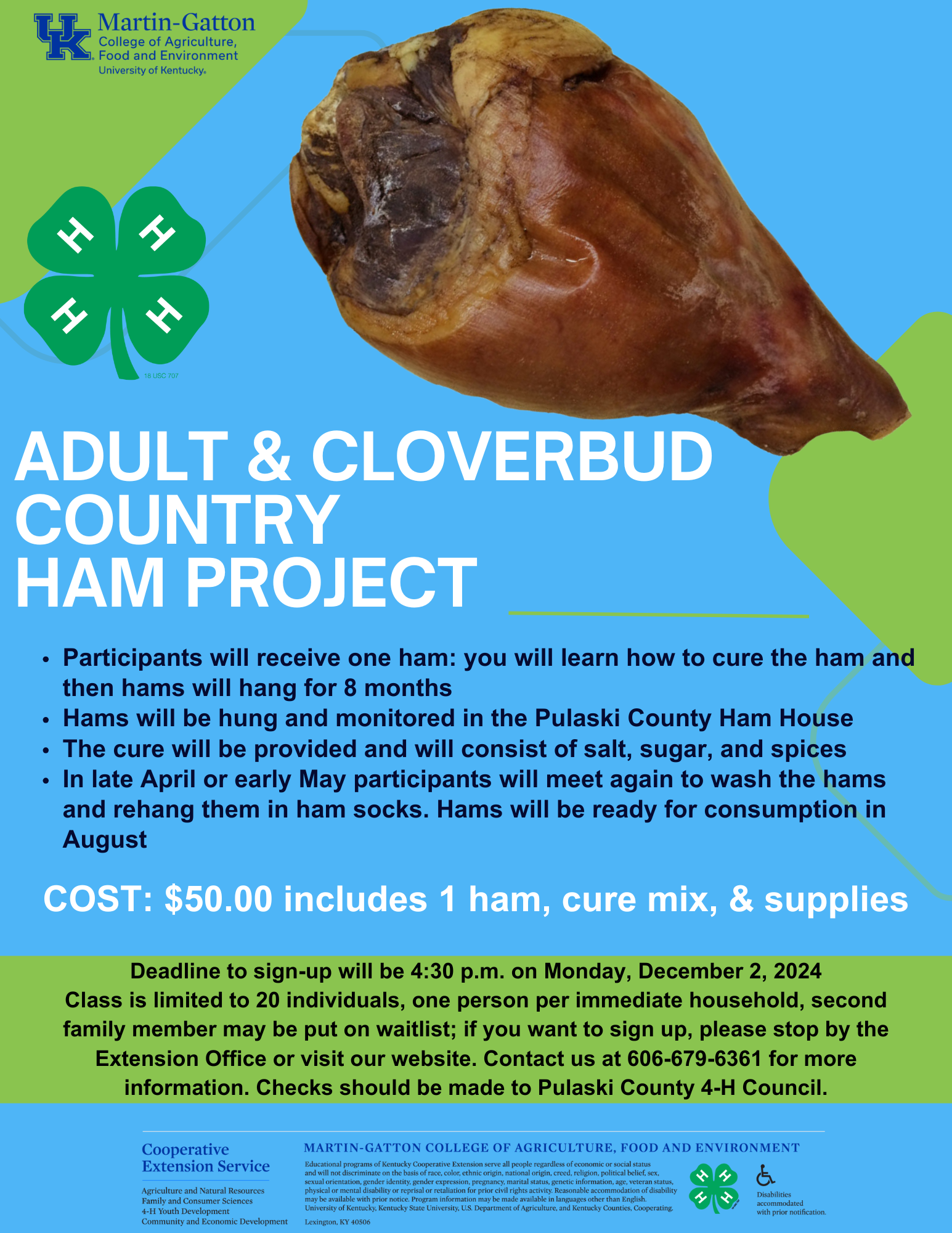 adult country ham flyer