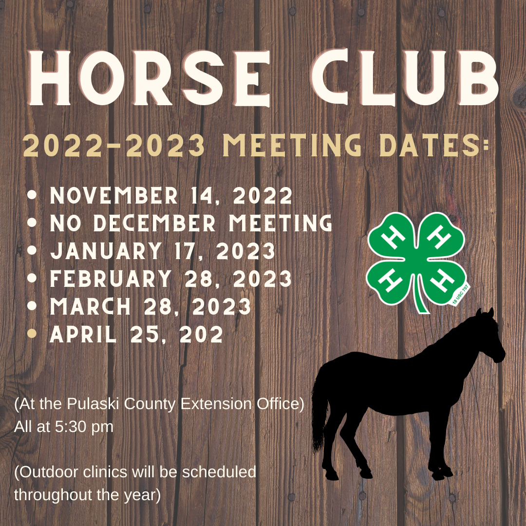 horse club dates