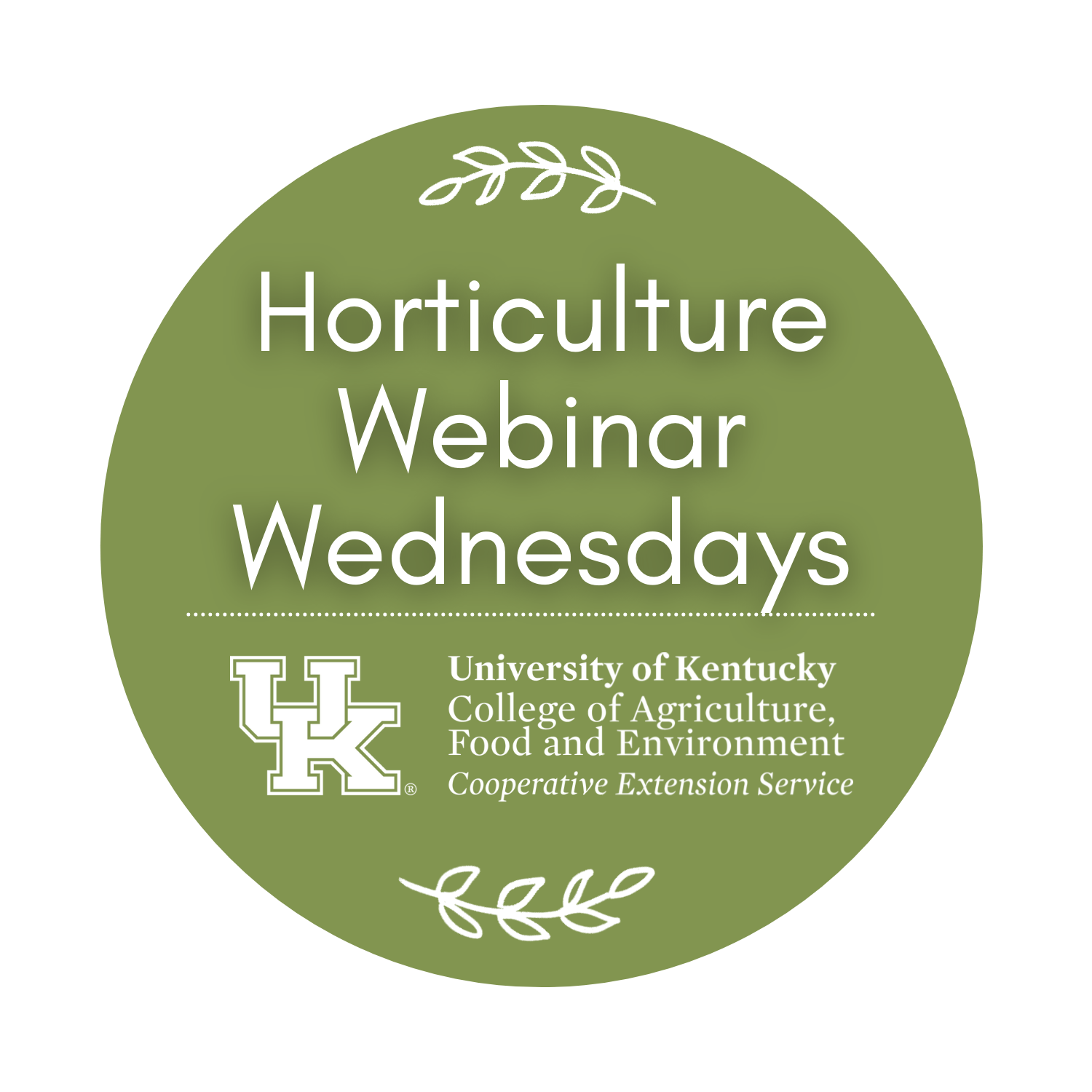 Horticulture Webinar Wednesday logo