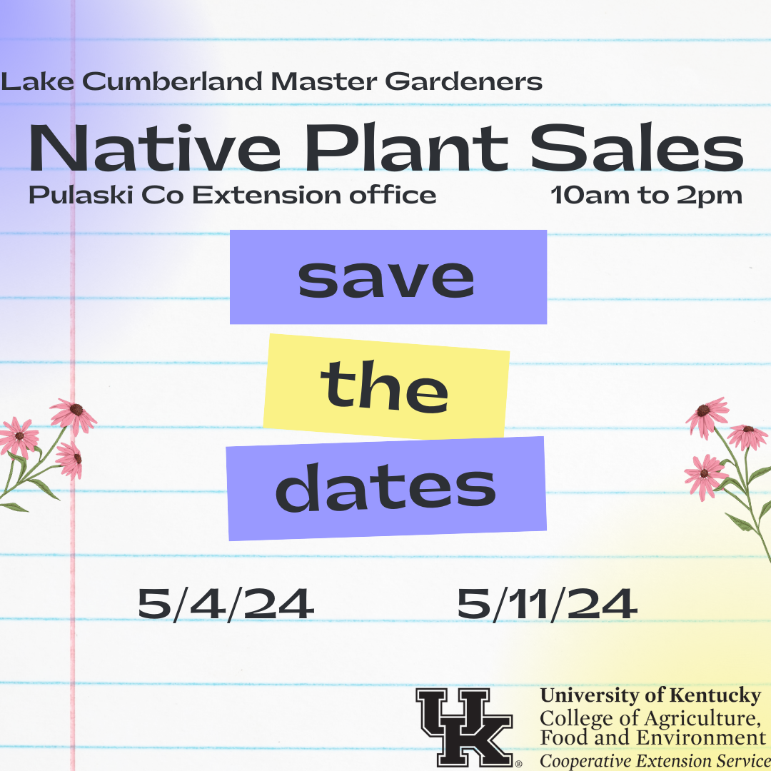 native plant sales graphic