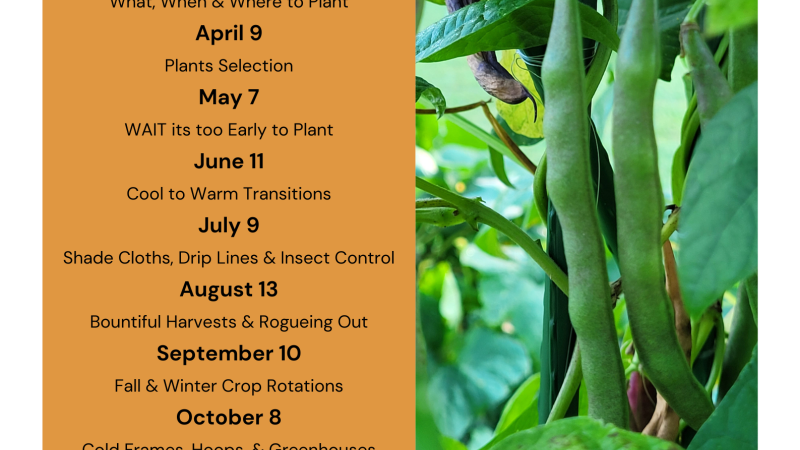 gardening flyer